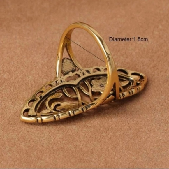 Large gold ring, NEW​​ - Picture 5 of 5